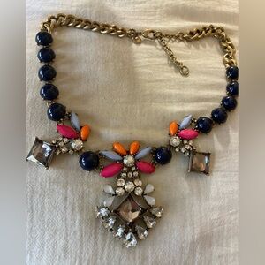 J. Crew Jeweled Bib Necklace Trendy‎ Beaded